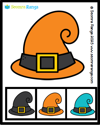 Matching Hallowe’en Witch Hats