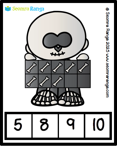 Hallowe’en Ten Frames 01