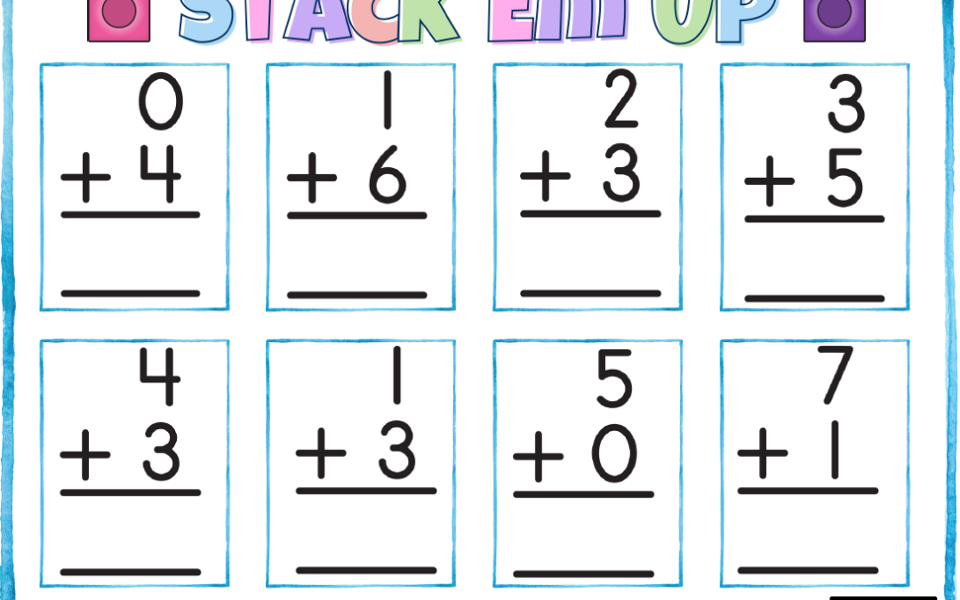 Maths Task Cards – Stack ‘Em Up 03