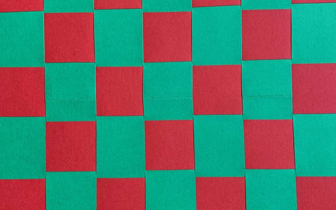 Christmas Paper Weaving