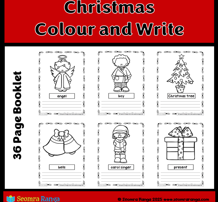Christmas Colour and Write Booklet