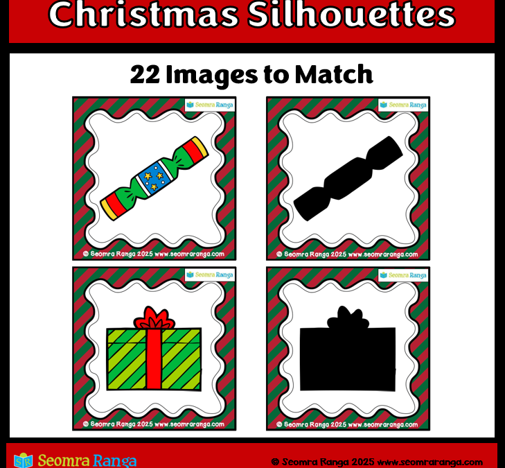 Christmas Silhouettes Matching