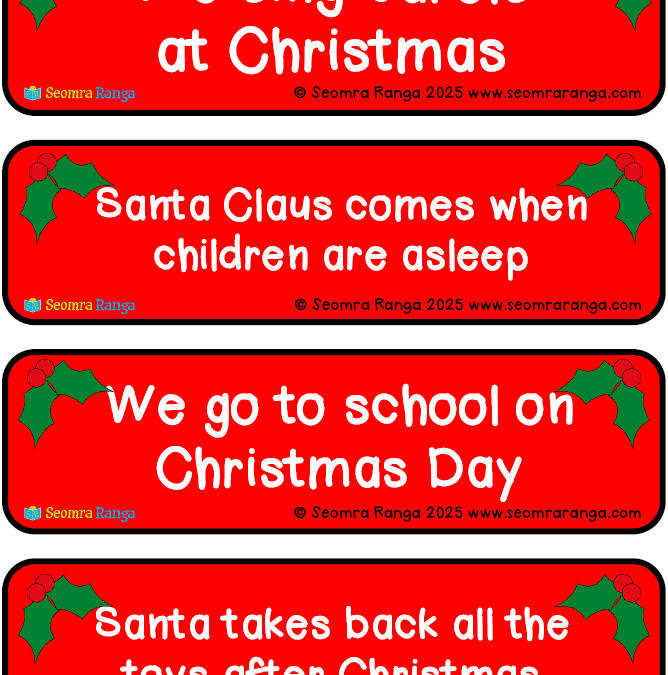 Christmas True or False 01