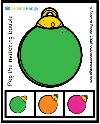 Matching Christmas Baubles