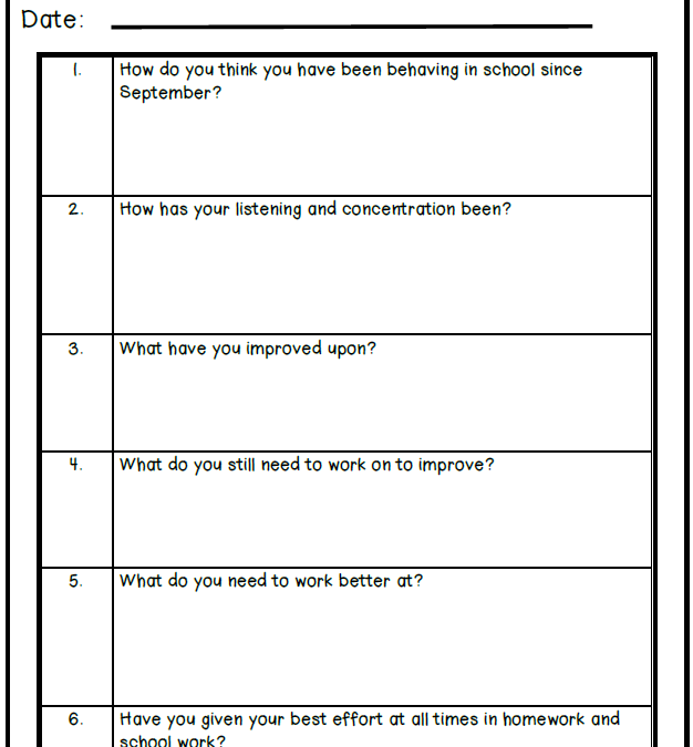 Pupil Self-Assessment