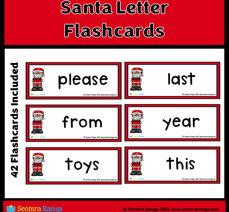 Santa Letter Flashcards