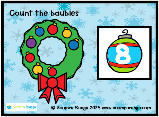Counting Christmas Baubles 02