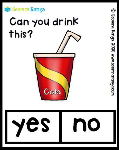 Can You Drink This Yes/No Activity 01