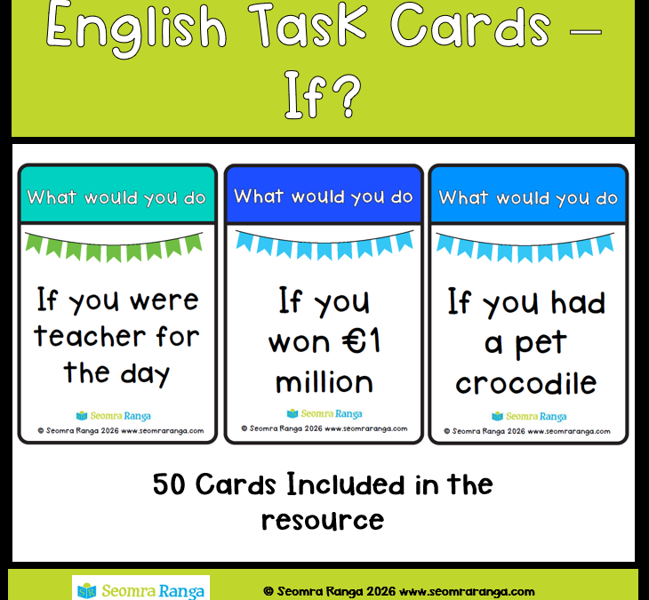 English Task Cards – If?