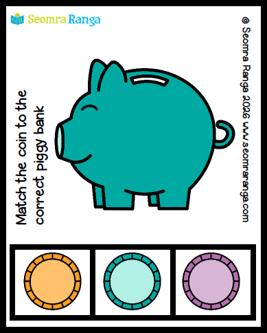 Matching Piggy Banks and Coins