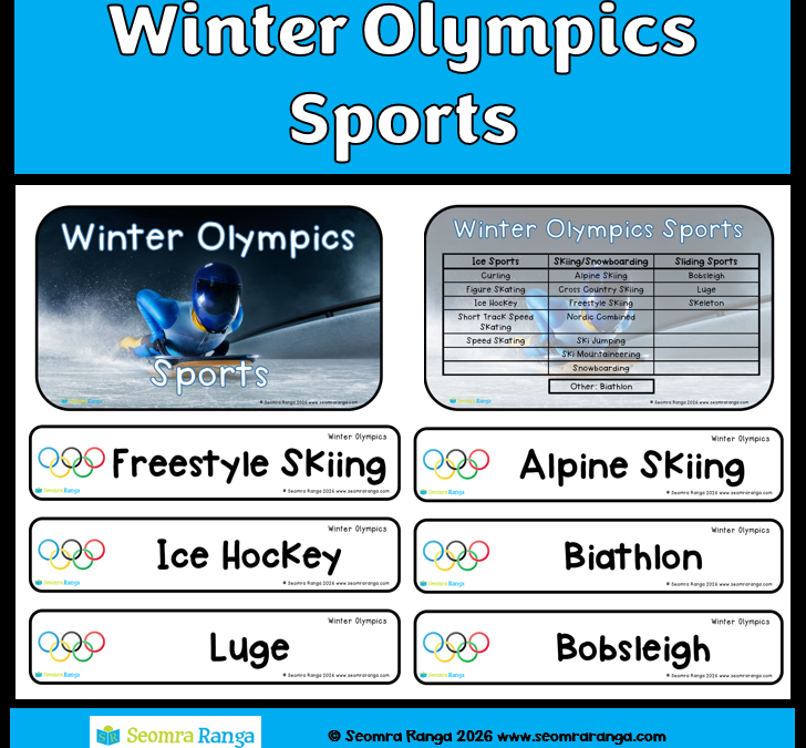 Winter Olympics Sports Flashcards