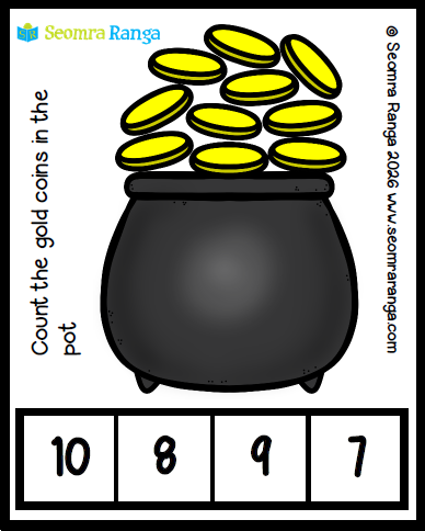 Peg Counting Gold Coins