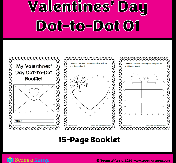 Valentines’ Day Dot-to-Dot Booklet 01
