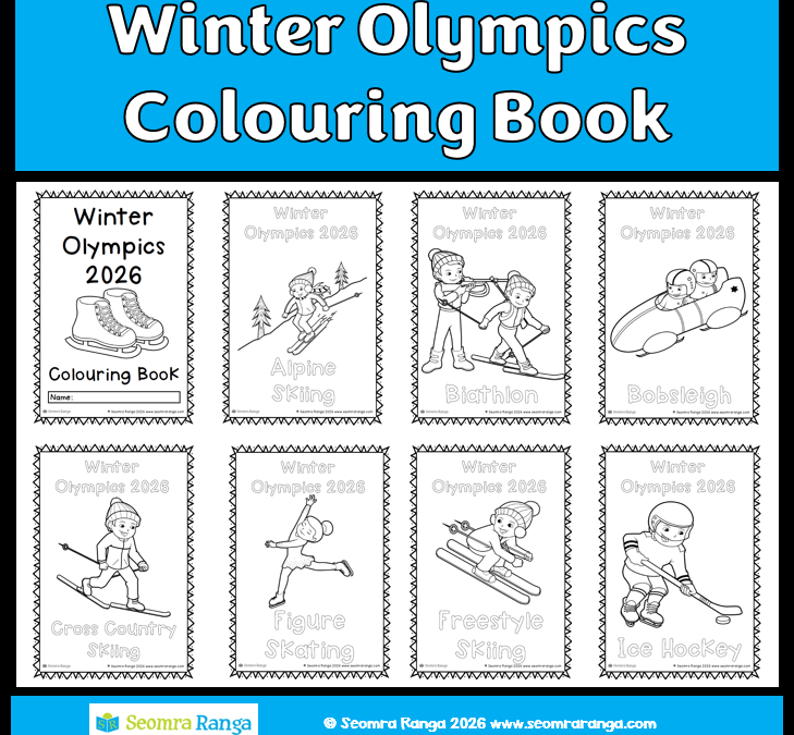 Winter Olympics Colouring Book