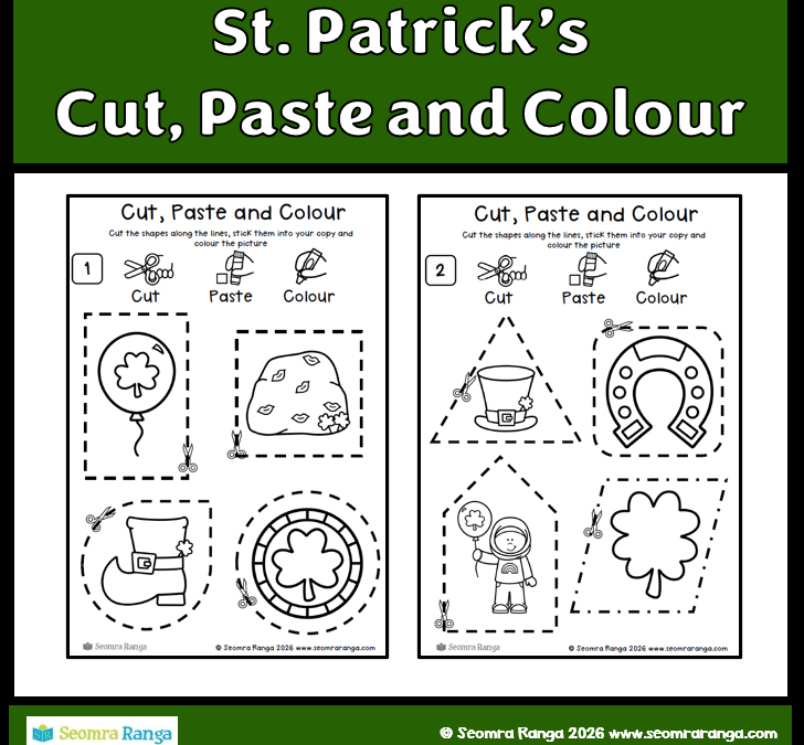St. Patrick’s Cut, Paste and Colour